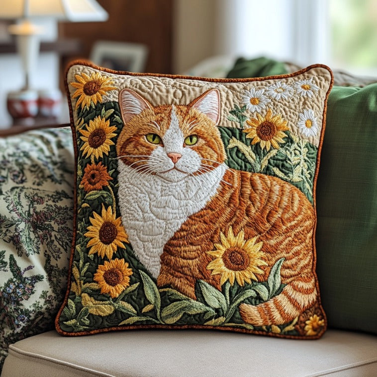 Orange Fur XR2210009CL Quilt Pillow Case