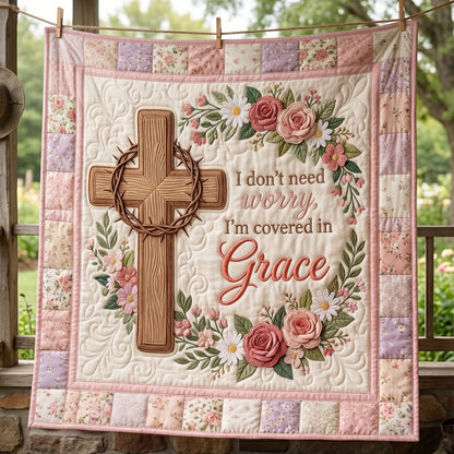 Faith Over Worry WN2304004CL Quilt