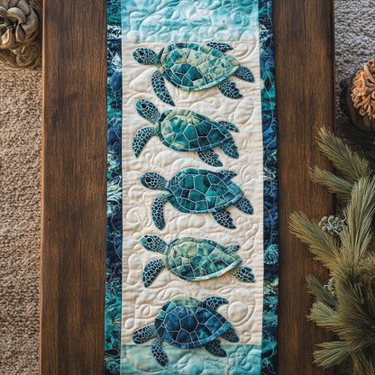 Shell Harmony CP2005012CL Quilted Table Runner