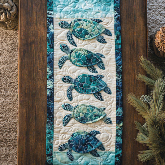 Shell Harmony CP2005012CL Quilted Table Runner