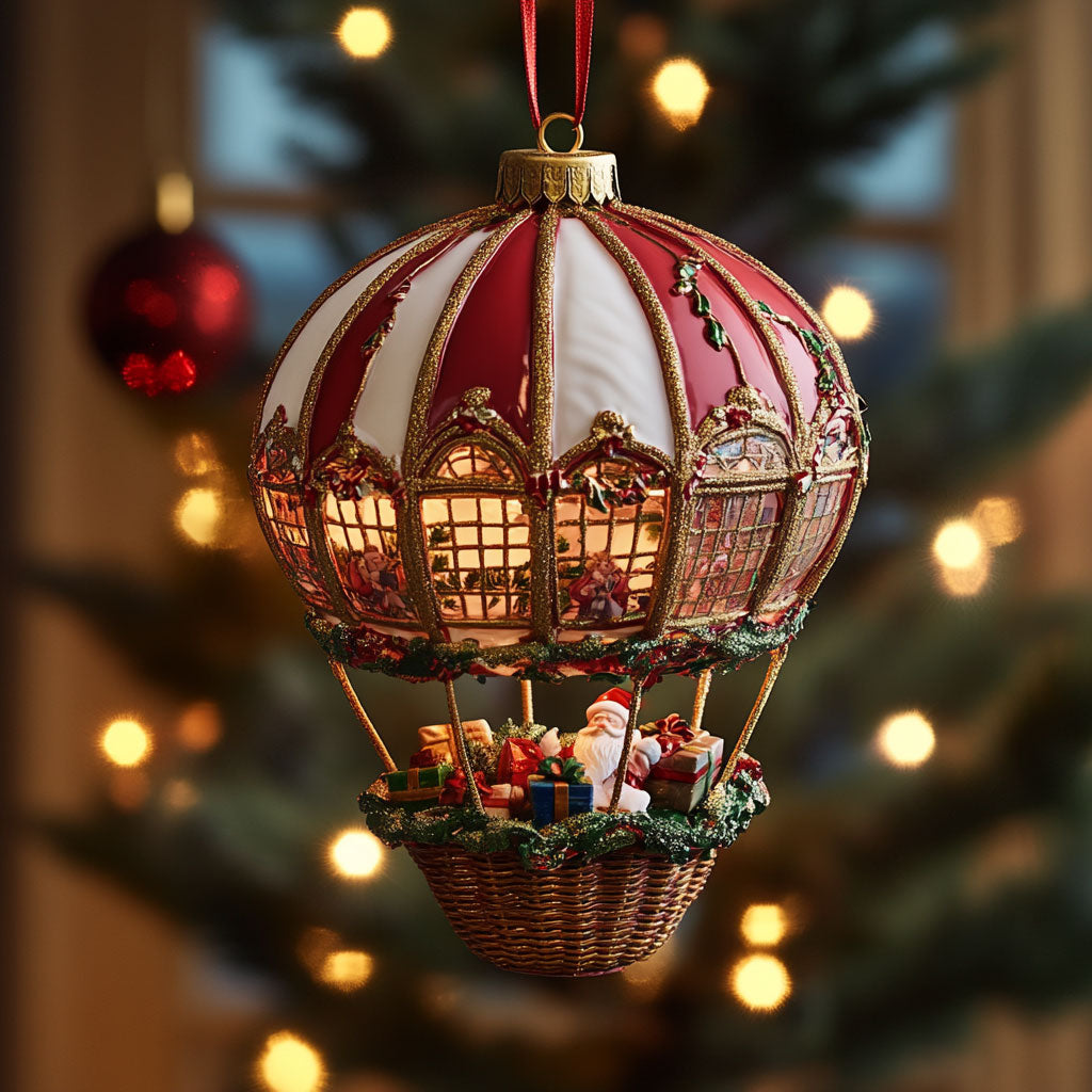Magical Hot Air Balloon WN2911055CL Christmas Ornament