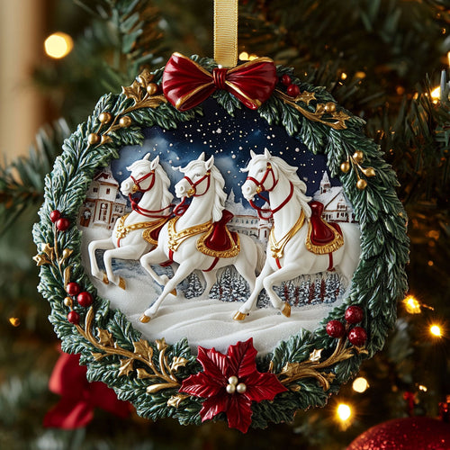 Christmas Horse CW1610005CL Christmas Ornament