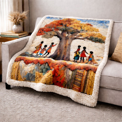 Family Roots KL3101005CL Faux Fur Throw Blanket
