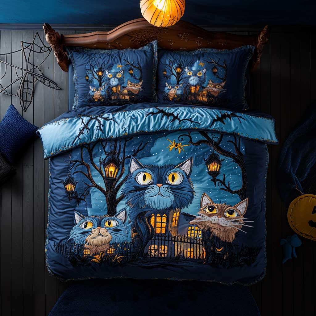 Mystic Cat Dreams WN1203032CL Duvet Cover Set