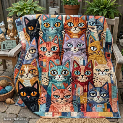 Patchwork Purrs WN2905015CL Quilt