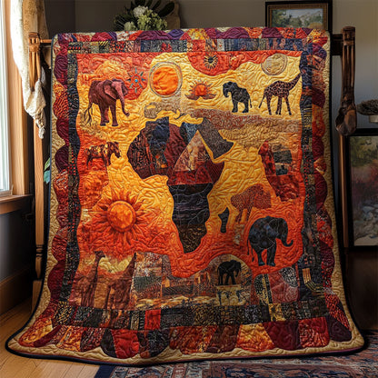 Sunset African Safari WN1103010CL Quilt