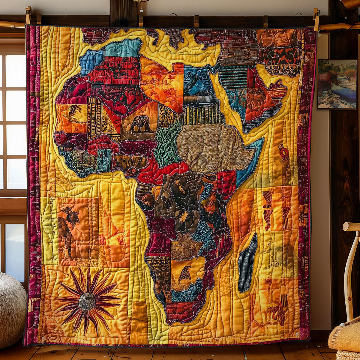 African Safari Adventure WN1103005CL Quilt