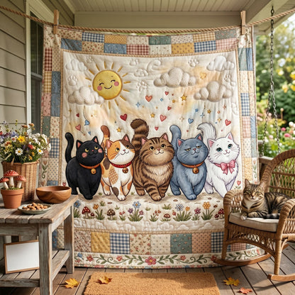Sunny Cat Parade WN0306013CL Quilt