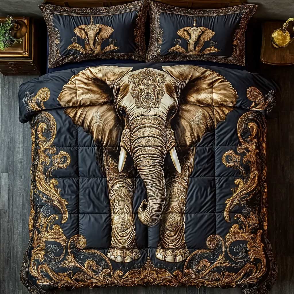 Elegant Elephant WN1003028CL Duvet Cover Set