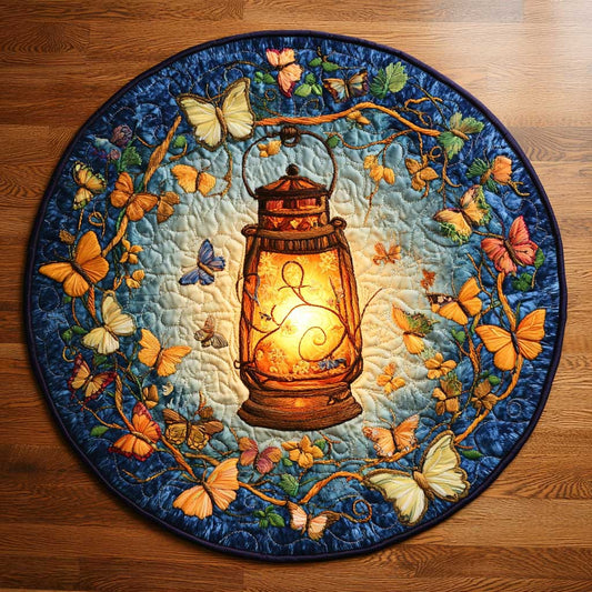 Twilight Lantern WN2305064CL Quilted Round Mat