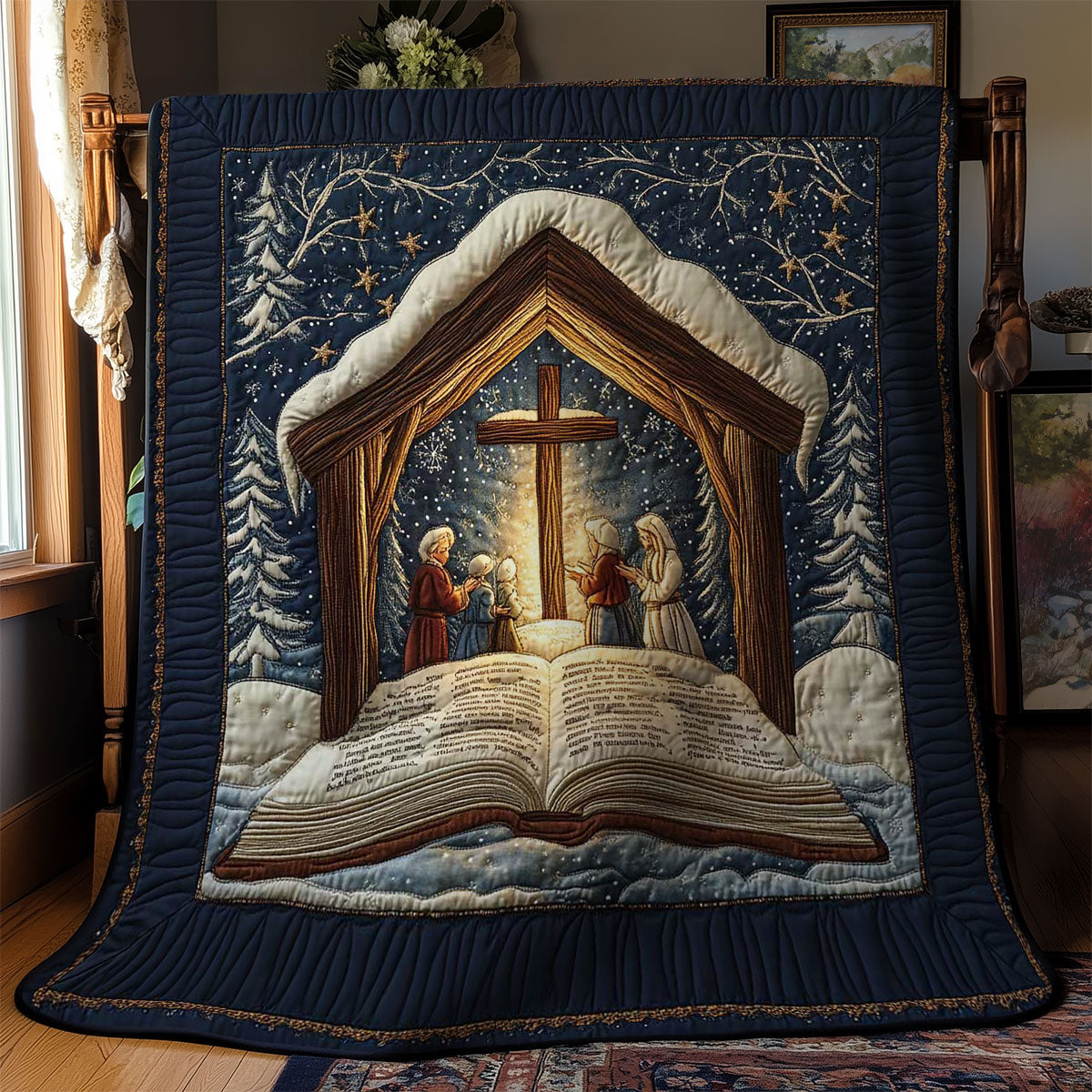 Christianity Nativity Glow WN0603050CL Quilt