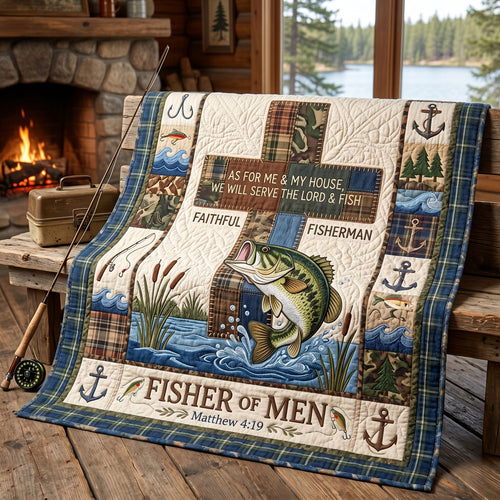 Faithful Fisherman WN1305010CL Quilt