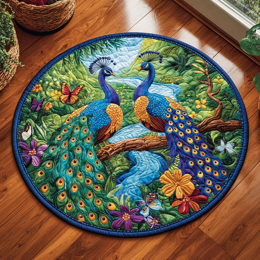 Peacock WJ2305043CL Quilted Round Mat