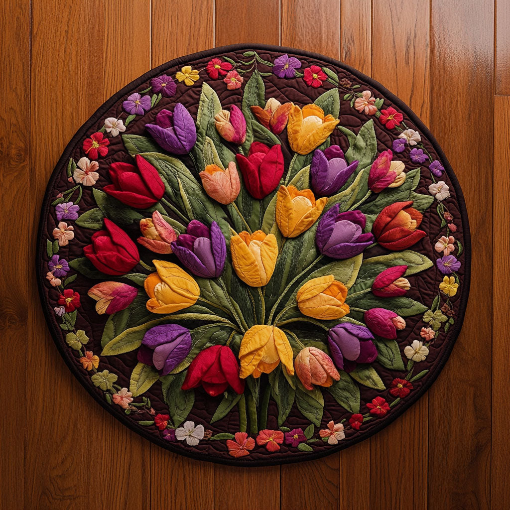 Tulip Bloomcircle WN1706070CL Quilted Round Mat