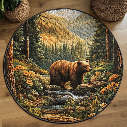 Rustle And Roar WJ0506043CL Quilted Round Mat