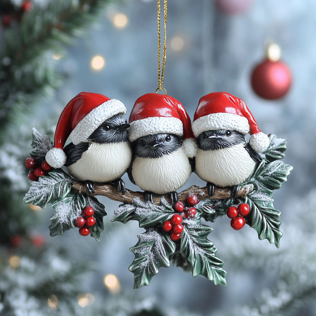 Snowy Chirp CP1710067CL Christmas Ornament