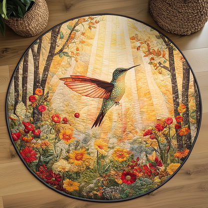 Hummingbird Horizon WJ1306043CL Quilted Round Mat