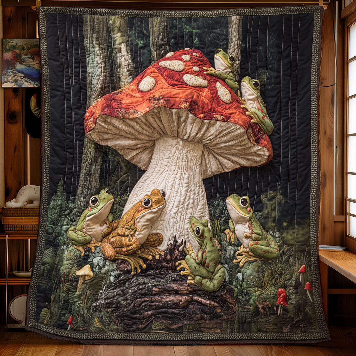 Forest Frogs CP0901045CL Quilt