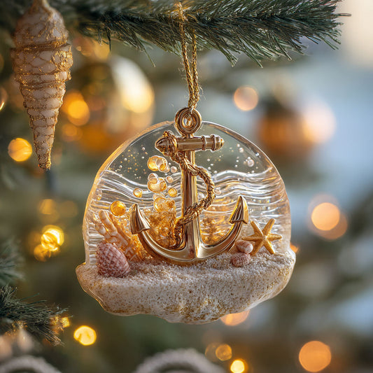 Ocean Anchor CP0412001CL Christmas Ornament