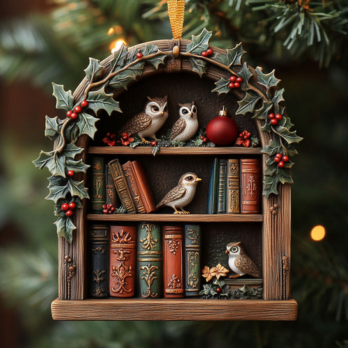 Book Birds CP2611024CL Christmas Ornament