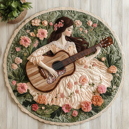 Garden Melody CW2805536CL Quilted Round Mat