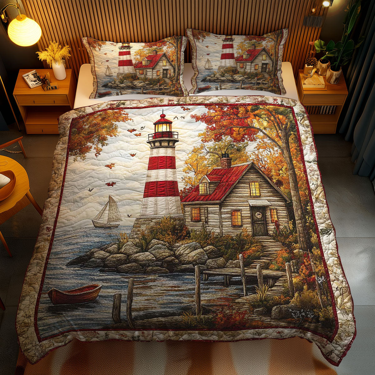 Guiding Lighthouse WN0502073CL Duvet Cover Set