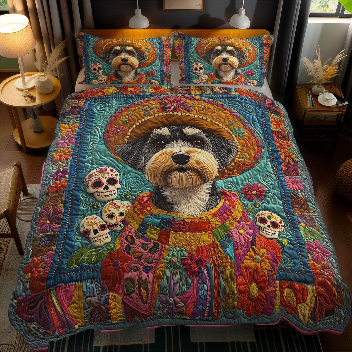 Miniature Schnauzer Fiesta WN0302069CL Duvet Cover Set