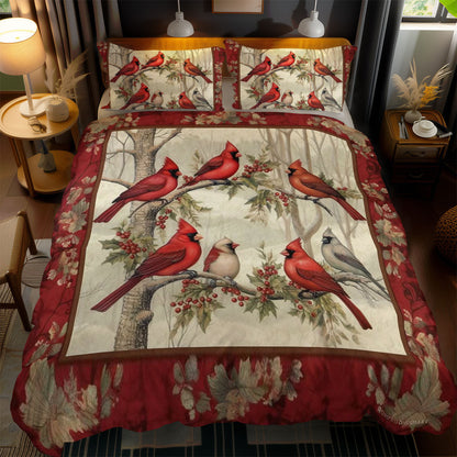 Yuletide Cardinal WN2102068CL Duvet Cover Set