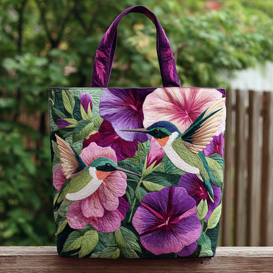 Hummingbird XR2511010CL Quilted Tote Bag