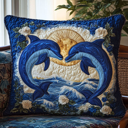 Ocean Dolphin CW0701099CL Quilt Pillow Case