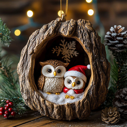 Christmas Owl CW1701002CL Christmas Ornament