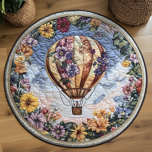 Petal Lift WN2005033CL Quilted Round Mat