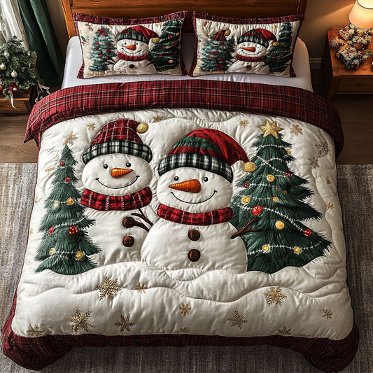 Winter Snowman CW2410049CL Duvet Cover Set