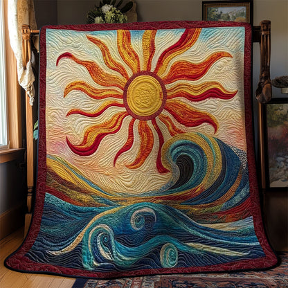 Swirling Sun And Surf WN1203060CL Quilt