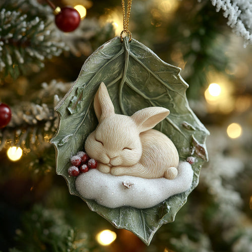Sleeping Bunny CP0312010CL Christmas Ornament