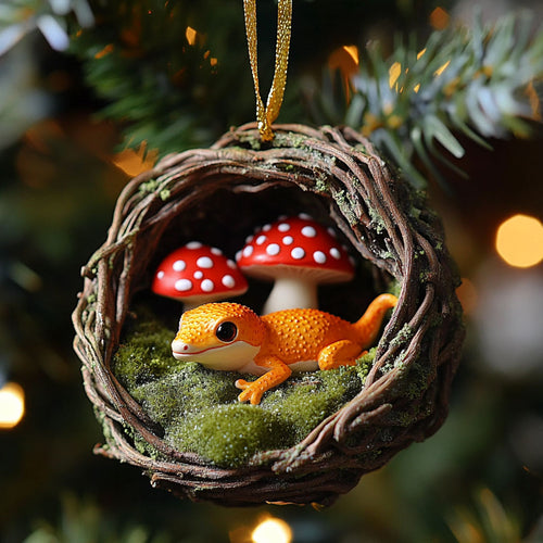 Woodland Gecko CP2611064CL Christmas Ornament