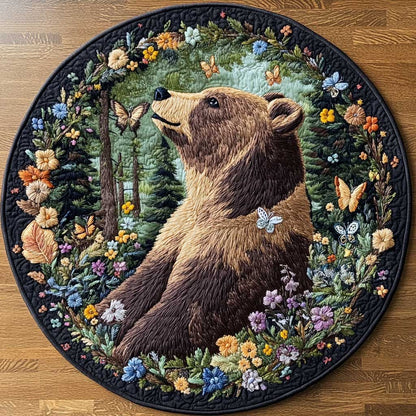 Dreamy Bear WN2904071CL Quilted Round Mat