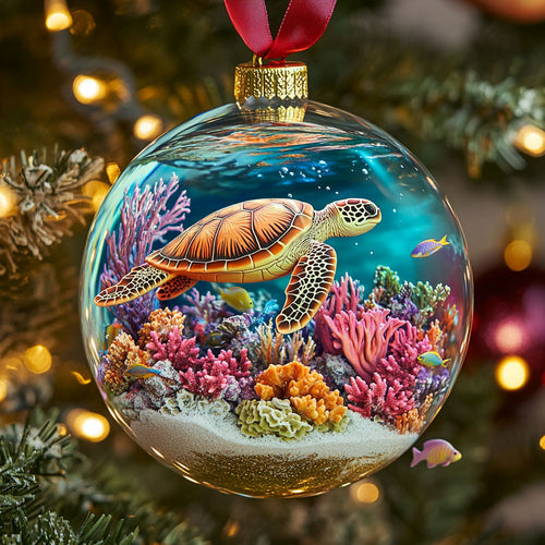 Sea Turtle CW2511045CL Christmas Ornament