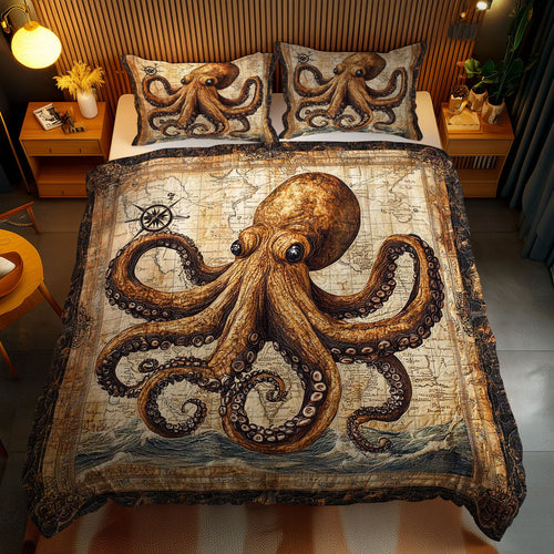 Compass Octopus WN0702062CL Duvet Cover Set