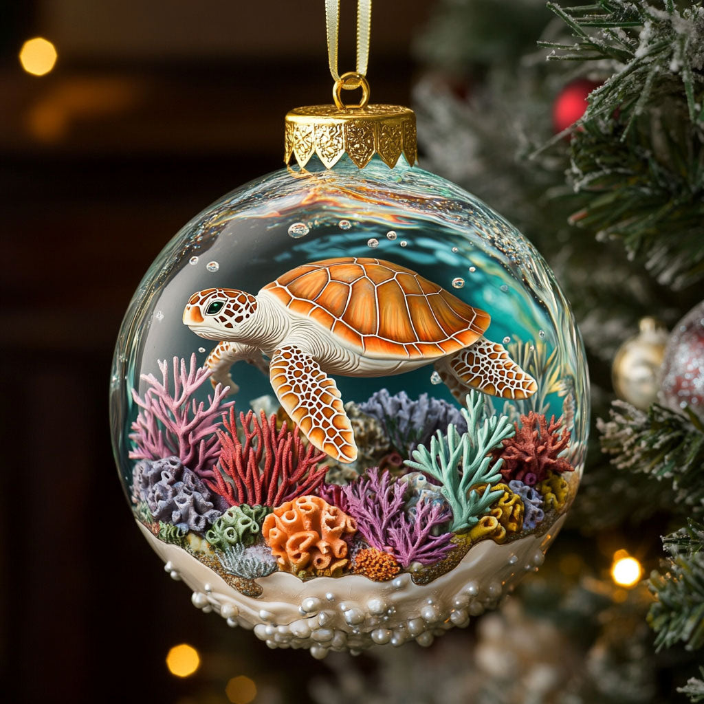 Turtle Pearl CW2511048CL Christmas Ornament