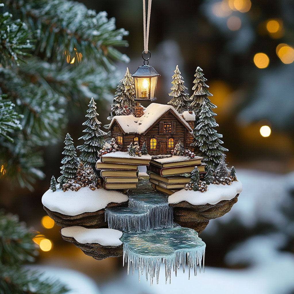 Bookstream Winter Lodge WN0412024CL Christmas Ornament