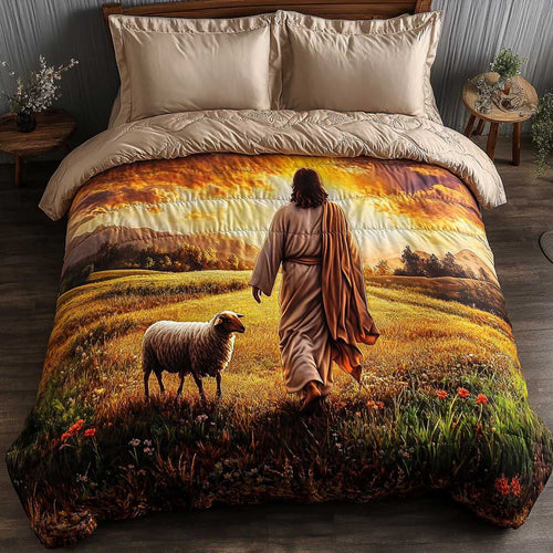 Christianity Faithful Flock WN0603075CL Duvet Cover Set