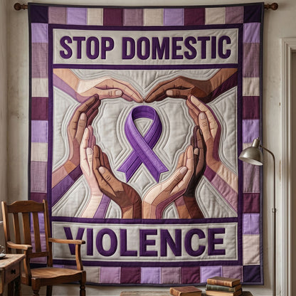 Stop Domestic Violence WN2304017CL Quilt