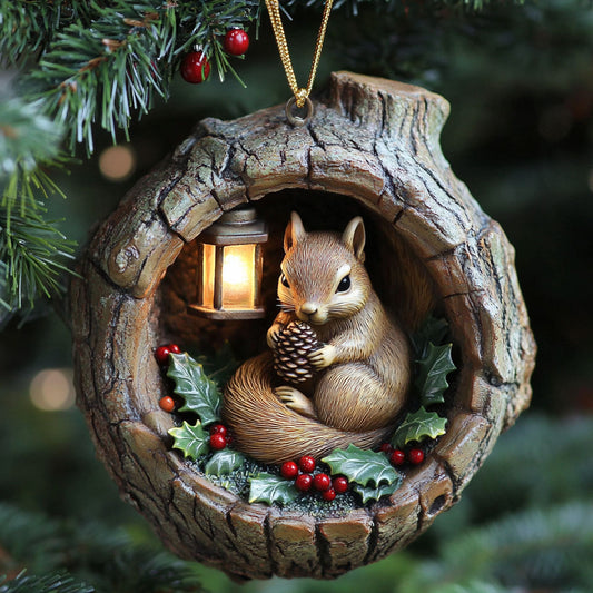 Squirrel Haven CP0312239CL Christmas Ornament