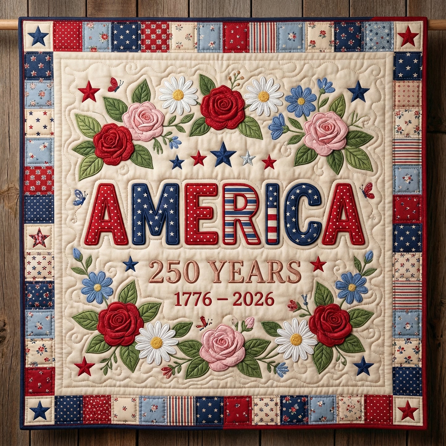 250 Years American XR0804001CL Quilt