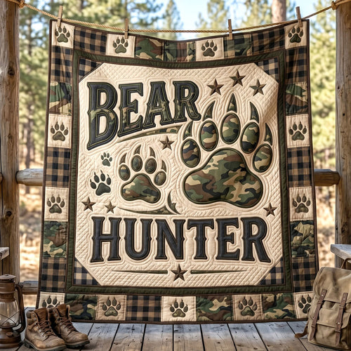 Camo Bear Tracks WN1505003CL Quilt