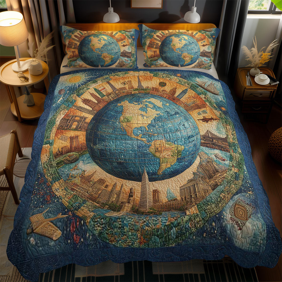 Glorious Earth WN0803098CL Duvet Cover Set