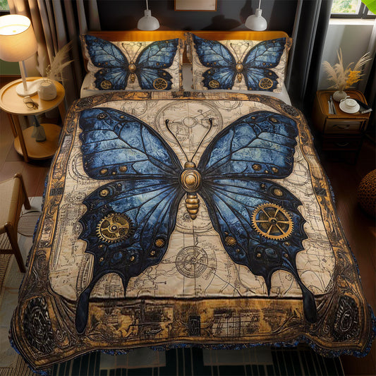 Clockwork Steampunk Butterfly WN0402068CL Duvet Cover Set