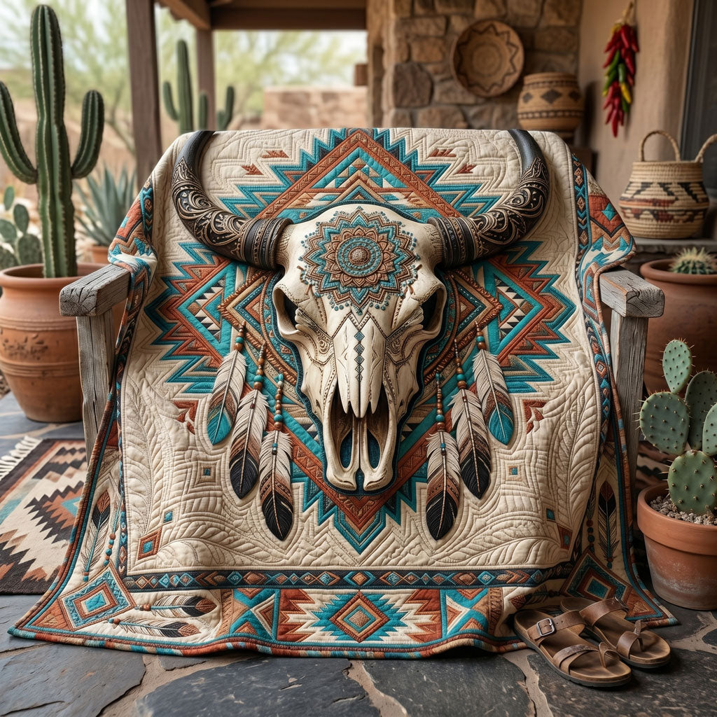 Desert Spirit Skull WN0606002CL Quilt