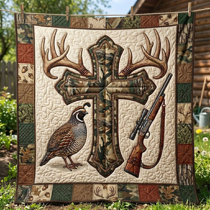 Camo Cross Quail Hunting WN0805005CL Quilt